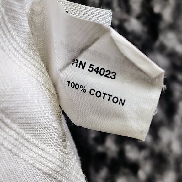 GAP Classic White Button-Up Textured Polo  - XL - Picture 6 of 11